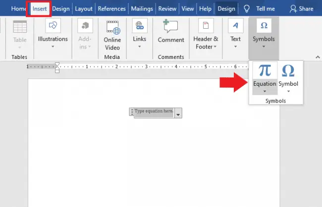 cannot insert equation in word 2010